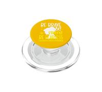 Be Brave Be Strong Be Fearless Childhood Cancer Awareness PopSockets PopGrip pour MagSafe