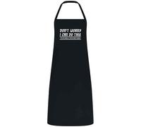 Be Buz Tablier unisexe multicolore avec inscription « Don't Worry I Can do this I watched A YouTube Video » - Cadeau pour elle ou lui - Pour mariage, barbecue, cuisine, Noir , taille unique