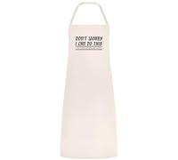 Be Buz Tablier unisexe multicolore avec inscription « Don't Worry I Can do this I watched A YouTube Video » - Cadeau pour elle ou lui - Pour mariage, barbecue, cuisine, naturel, taille unique