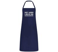 Be Buz Tablier unisexe multicolore avec inscription « Don't Worry I Can do this I watched A YouTube Video » - Cadeau pour elle ou lui - Pour mariage, barbecue, cuisine, bleu marine, taille unique