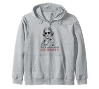 Be Calm and Beethoven Jeu de Mots Amusant de Musique Classique Sweat à Capuche