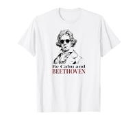 Be Calm and Beethoven Jeu de Mots Amusant de Musique Classique T-Shirt
