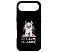 Be Calm Be Llama Méditation Drôle Yoga Coque pour iPhone Air