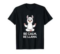 Be Calm Be Llama Yoga de méditation T-Shirt