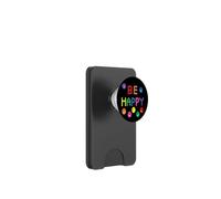 Be Colorful Smile Happy Faces Positive Vibes Rainbow Humeur PopSockets PopWallet pour MagSafe