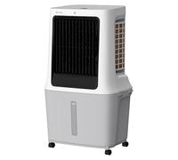 BE COOL BC30ACP2501W Refroidisseur d'air, réservoir d'eau de 30 l, 120 W, contrôle WiFi, circulation de l'air de 1800 m³/h, portée de 15 m, fonction air sec, écran LED, minuterie, télécommande