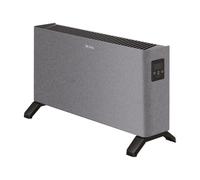 BE COOL Convecteur 2000 W avec housse en tissu, chauffage électrique avec thermostat 5 à 35 °C, minuterie 24h, mode ECO/confort/protection contre le gel, détection d'ouverture de fenêtre, protection