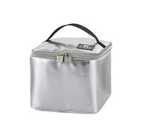 Be Cool Mini glacière isotherme et étanche City en argent - Idéal pour les cosmétiques ou la médecine - 18 x 18 x 15 cm - Volume : environ 4,5 l