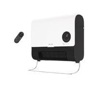 BE COOL Radiateur soufflant mural 2000 W avec PTC, ECO, minuterie et | Chauffage soufflant mural PTC 2000 W avec ECO, minuterie 12h et télécommande