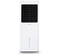 BE COOL Rafraîchisseur d'air, 4 en 1, refroidisseur par évaporation, humidificateur, ventilateur, répulsif d'insectes, fonction pivotante, purificateur d'air avec ioniseur, 3 niveaux, réservoir d'eau