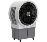 Be Cool Refroidisseur dair 250 W (L x l x H) 493.5 x 778 x 1181.5 mm gris clair, gris (mat) minuteur, affichage LED, oscillant, avec télécommande