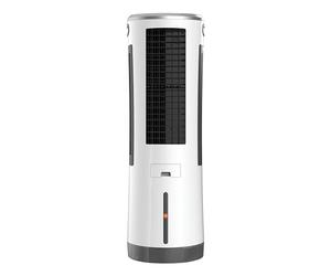BE COOL Refroidisseur d'air 5 en 1 avec refroidissement à eau - Refroidisseur par évaporation, ventilateur, humidificateur, purificateur d'air, anti-moustiques - 110 W, réservoir d'eau de 18 l