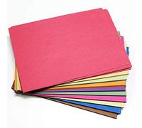 Be Creative Lot de 250 Feuilles de Papier de Sucre recyclé 10 Couleurs 100 g/m² A3