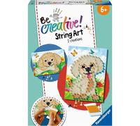Ravensburger - Be Creative - String Art Midi - Dogs - Chiens - Tableau en Fil tendu - Création Objets - Loisir créatif - Activité détente et créative - Dès 6 Ans - 18243