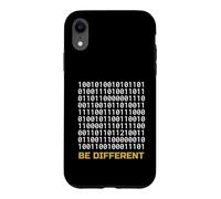 Be Different Binary Design | Programmateur de Codage Nerd FR Coque pour iPhone XR