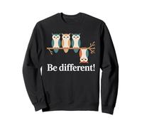 Be Different Hiboux Chouettes Originales Sweatshirt
