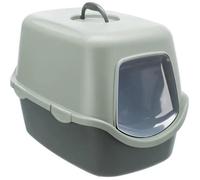 Be Eco Bac A Litiere Vico Avec Couvercle 40x40x56cm Anthracite Gris Vert