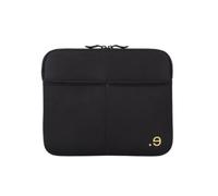 Be-ez Housse tablette 10,1" compatible Samsung Galaxy Tab 10,1", pochette sacoche 10 pouces Samsung iPad Microsoft LA robe Noir/Jaune 101083