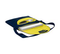 Be.ez Sac bandoulière pour PC portable 13,3" LA garde robe - Jaune/Bleu marine