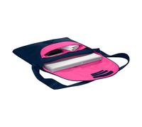 Be.ez Sac bandoulière pour PC portable 13,3" LA garde robe - Rose/Bleu marine