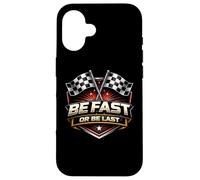 Be Fast Or Be Last Moto Racing Car Racer MX Coque pour iPhone 16