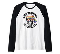 BE Gay DO Crime Crâne Queer Punk Queercore Drapeau Fierté Manche Raglan
