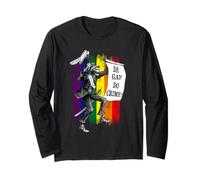 Be Gay, Do Crime! | Drapeau Arc-en-Ciel LGBTQ Meme Manche Longue