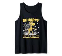 Be Happy Like A Giraffe in The Morning Funny Girafes Débardeur