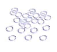 be hide 200 pièces Anneaux Transparent 6 x 10 mm pour Store Bateau Stores Romains Anneaux en Plastique Ø6mm pour Le Guidage Cordon, Accessoires, pièces détachées, Composants pour Rideaux Romains