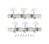 Be In Your Mind 1 jeu de chevilles d'accordage pour guitare classique avec vis de montage en métal argenté 12,2 x 4,2 x 4,2 cm