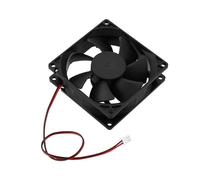 Be In Your Mind 1 ventilateur de refroidissement sans balais 80 mm x 80 mm x 25 mm CC 24 V 0,15 A double roulement à billes en plastique 8025 7 pales Noir