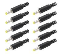 Be In Your Mind 10pcs Adaptateurs d'alimentation à Fiche Creuse CC 4,0mmx1,7mm 11mm Remplacement de l'arbre pour Fiches Creuses Endommagées Ou Inadaptées Câble d'alimentation Adaptateur Jack