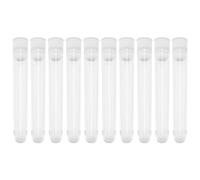 Be In Your Mind 10pcs Conteneur d'aiguilles à Coudre Conteneur de Stockage d'aiguille en Plastique Transparent Outil de Couture avec Capuchon Accessoires de Broderie de Couture 8.72×1.2cm