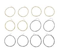 Be In Your Mind 2 jeux de cordes 2409 pour guitare basse section 80/20 Bronze Enroulement Treble Section en nylon noir Convient pour les cordes de guitare classique