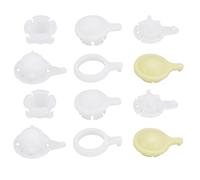 be in your mind 2 Lot Silentblocs Liaison d'Essuie-Glace Voiture 215tt12 Ln85 Kit Silentblocs Bras Liaison Moteur Blanc Et Jaune