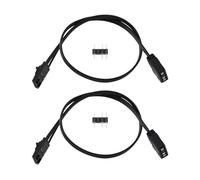Be In Your Mind 2 Pièces 25cm 4 Broches RVB vers Standard 5 V 3 Broches ARGB Connecteur Adaptateur Compatible avec QL LL120 ICUE l'adaptateur de Contrôleur de Bateau Pirate Shenguang Sync