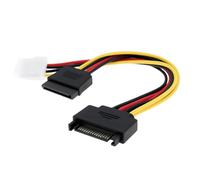 Be In Your Mind 2 pièces Adaptateur d'alimentation SATA mâle 15 Broches vers Molex IDE 4 Broches pour Les Ports série des boîtiers d'ordinateur
