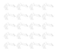 Be In Your Mind 20 Lot Supports de Serrage pour Volet Roulant à Rideau Pliant sans Perçage Pince de Fenêtre Arrière Adhésive Adaptée Aux Cadres de 16 à 22 Mm