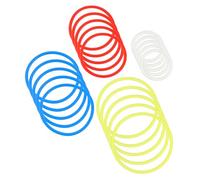 Be In Your Mind 20pcs Kit de Blocs de Construction de Serrage avec Bande en Caoutchouc 2x2 3x3 4x4 5x5 Compatible avec Lego 85543 85544 85545 85546