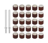 Be In Your Mind 25pcs Roue à Lamelles Papier Abrasif Disque de Ponçage Papier Abrasif Roue à Lamelles Disque Outil de Polissage Accessoires pour Moulin à Vent Suspendu