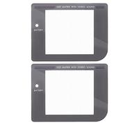 Be In Your Mind 2pcs Étuis de Protection en Plastique pour Écran de Remplacement Couvre Outil de Réparation Coque Boîtier Anti-Rayures Compatible avec Game Boy GB Gris Console