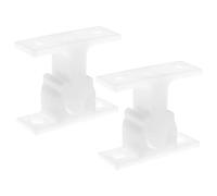 Be In Your Mind 2pcs Porte Retenue Remplacement Forme de T Arrêt de Porte Retenue Ensemble de Support de Prise Accessoires pour VR Escroqueries Camping Voitures Bateaux, Blanc