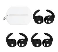 Be In Your Mind 3 Paires de Crochets d'oreille Antidérapants en Silicone avec Pochette Supplémentaire en Silicone Accessoires pour écouteurs Compatibles avec Les B-Eats Studio Buds 2021 Noir