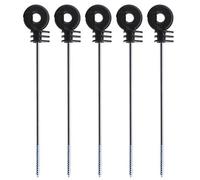 Be In Your Mind 30pcs Isolateurs Annulaire avec Filetage Clôtures pour Élevage Accessoires Outils Bricolage, Longueur 255mm