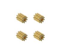 be in your mind 4pcs Pignon de Moteur en Cuivre 9 Dents 1.5mm Diamètre Trou 0.4 Module pour Drone Avion Bricolage Jouet Modèle