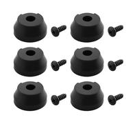 Be In Your Mind 6 Lot Embouts de Canne en Caoutchouc à Visser pour Pieds de Canne Compatible avec Hurrycane Freedom Edition Les Bâtons de Marche avec Vis
