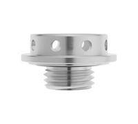 Be In Your Mind Bouchon de remplissage d'huile en alliage d'argent 32 mm compatible avec Nissan Skyline GTR Silvia S14 S15 350z 370z compatible avec Honda