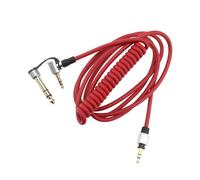 be in your mind Câble Audio de Remplacement de 3.5 mm à 3.5 mm et 6.5 mm Câble D'extension pour Casque de 1.8 m de Long Compatible avec Monster Studio Pro Detox et Solo Rouge