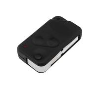 Be In Your Mind Coque de clé à boutons compatible avec Range Rover P38 62 x 35 x 17 mm ABS sans programmation 2 boutons pour télécommande de voiture - Noir