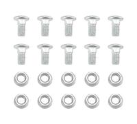 Be In Your Mind Lot de 100pcs Vis à Tête Ronde M8 X 15 Mm avec écrous M8 pour Connexion Chemins Câbles Dimensions 100 X 60 Mm 150 X 60 Mm 200 X 60 Mm 300 X 60 Mm